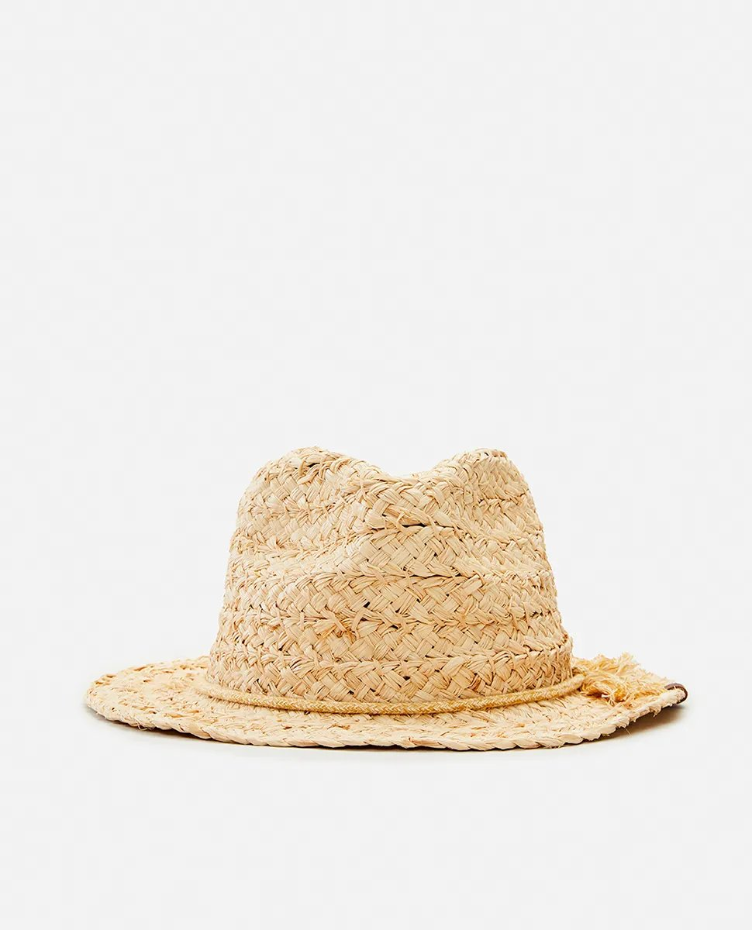 Sun dance straw fedora - 0