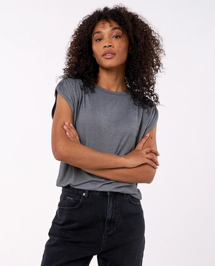 Soft rib syam fashion tee