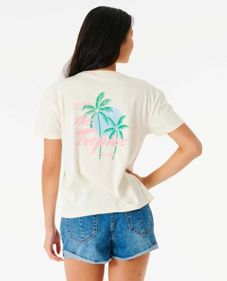 Tropics relaxed tee - 1