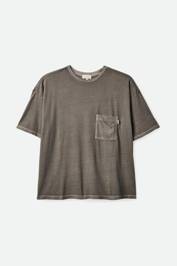Carefree oversized BF pocket T