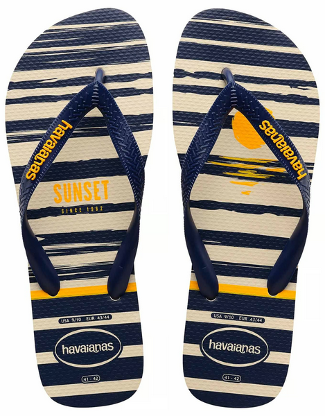 HAV. Top nautical beige/navy