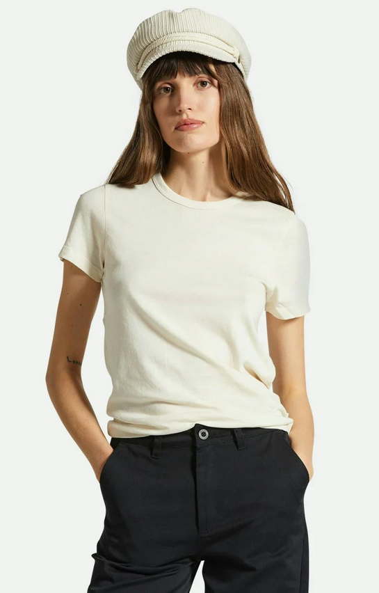 Carefree Crew Tee white