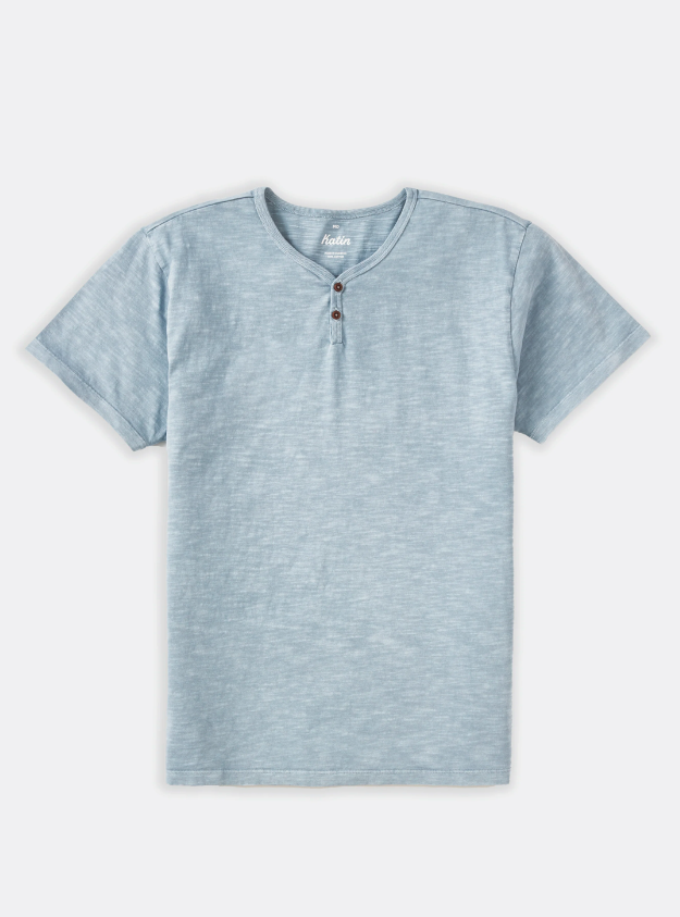 KATIN Folk Henley Tee vnt airforce