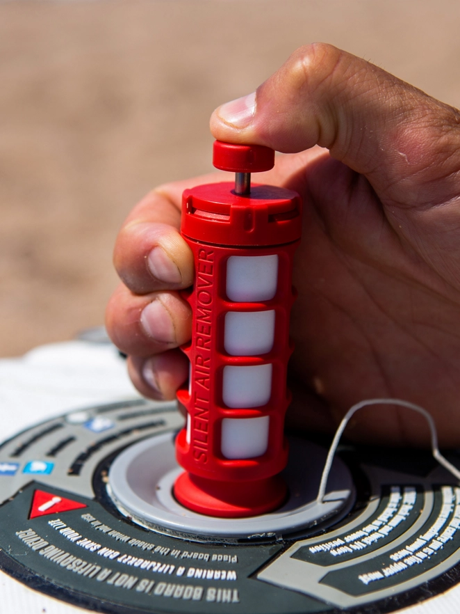 Silent Air Remover Red Paddle