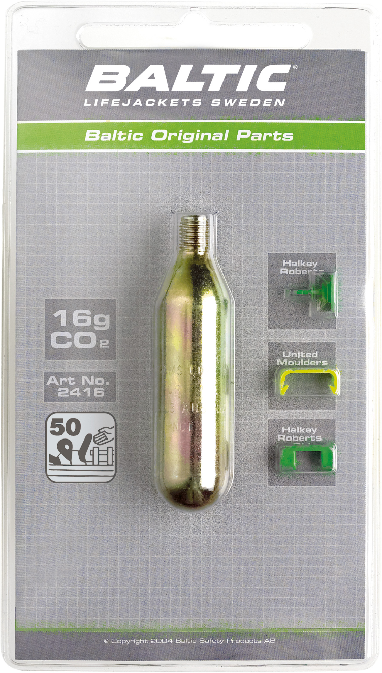 Cartouche de CO2 pour Gilet / 16g