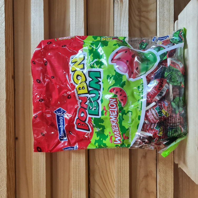 Bon Bon Bum, la meilleure sucette du Monde, pack de 24 Watermelon