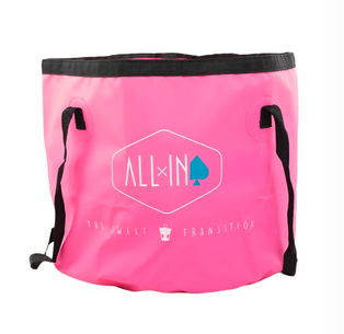 Pink Clean kit: bucket + brush