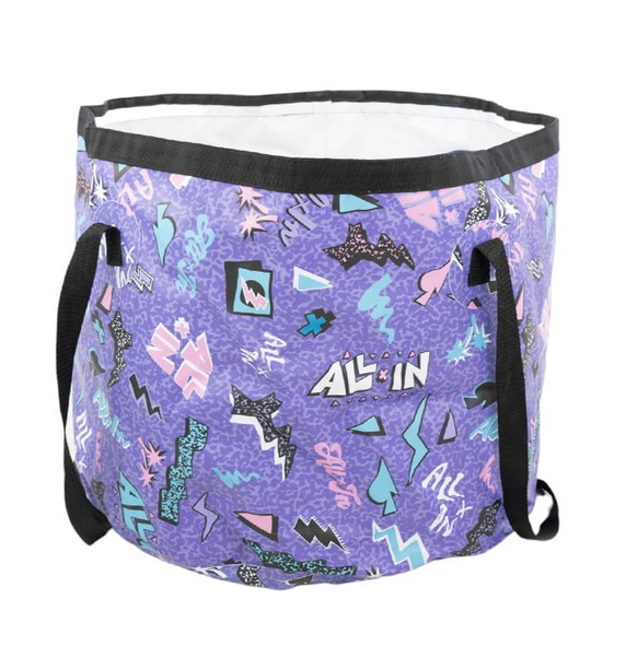 purplePop Clean kit: bucket + sandy brush