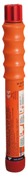 Fusée parachute rouge