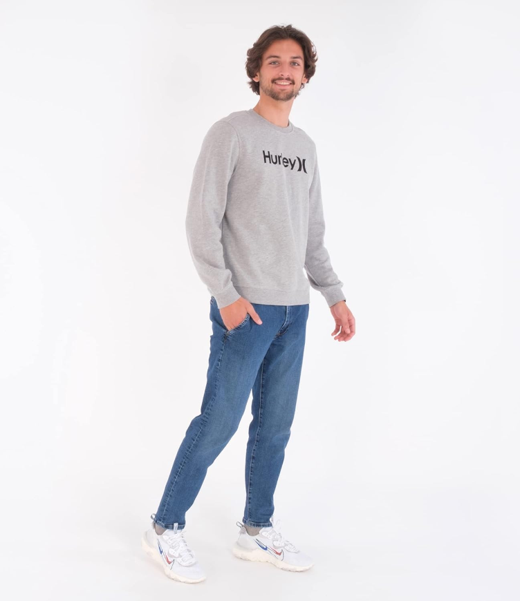 M OAO SOLID CREW FLEECE - 1