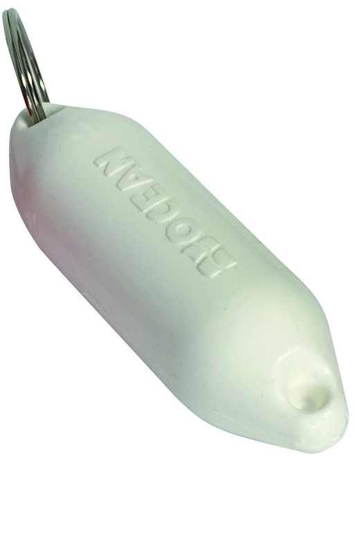 Porte-clef flottant pare-battage, blanc