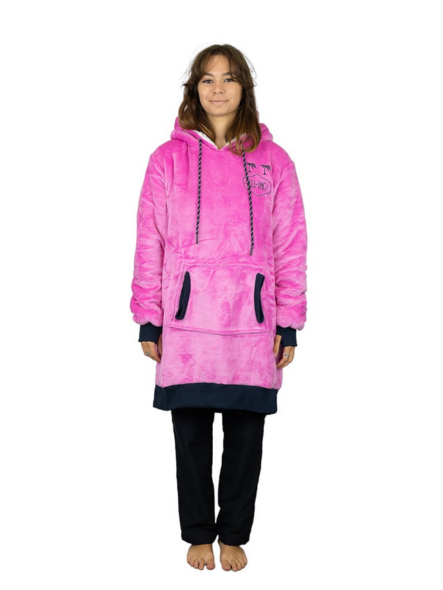 Poncho Plaid Pink