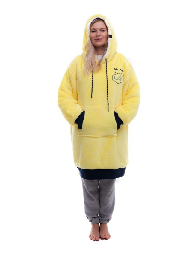 Poncho Plaid Yellow