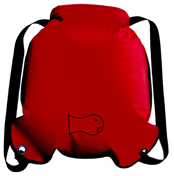 Wickelfisch Swim Backpack M red